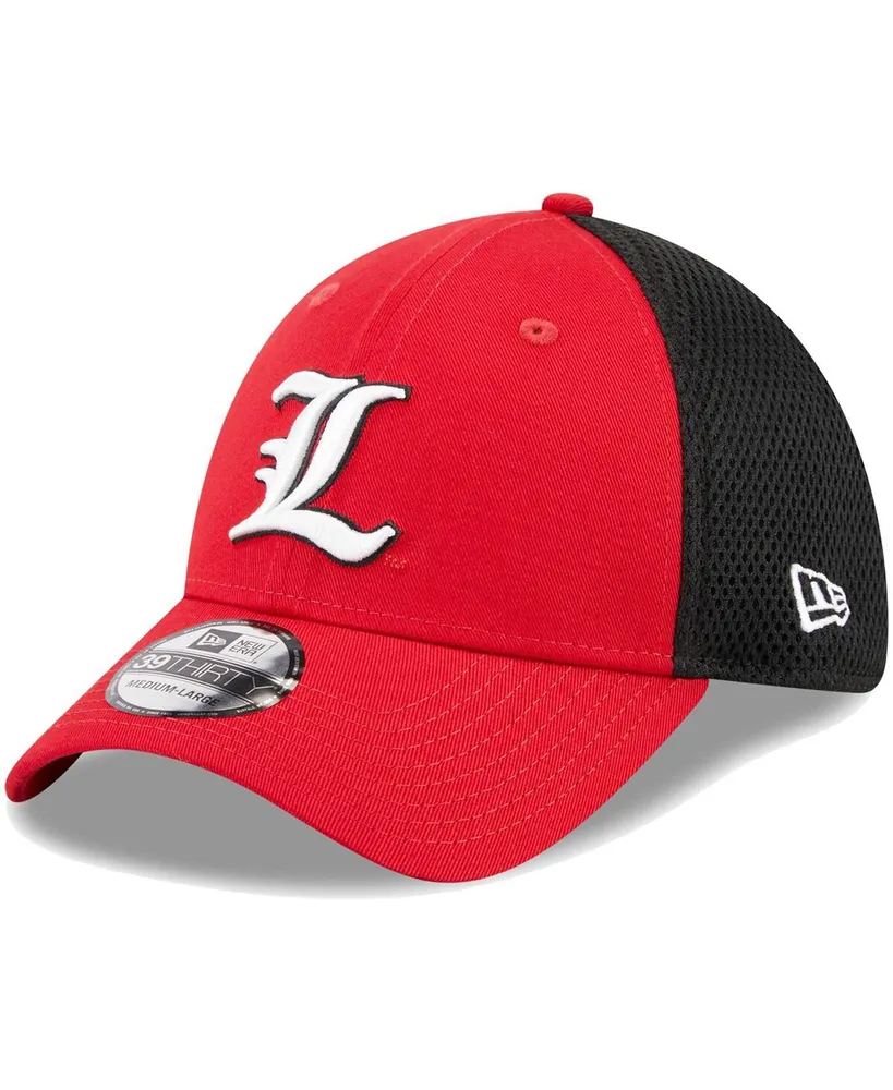 Men's New Era Black Louisville Cardinals Campus Preferred 39THIRTY Flex Hat