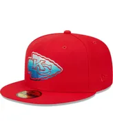 Men's New Era Red Kansas City Chiefs Gradient 59FIFTY Fitted Hat