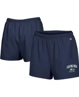 Women's Champion Navy Notre Dame Fighting Irish Football Fan High Waist Shorts