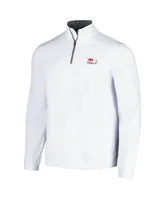 Men's Barstool Golf White 3M Open Quarter-Zip Top