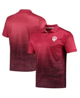 Men's Colosseum Crimson Indiana Hoosiers Marshall Polo Shirt