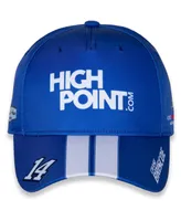 Men's Stewart-Haas Racing Team Collection Royal, White Chase Briscoe Highpoint.com Uniform Adjustable Hat