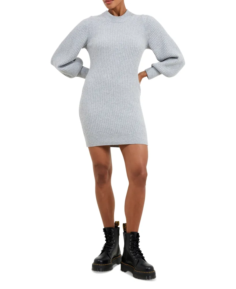 French Connection Women's Vhari Ribbed Crewneck Dress