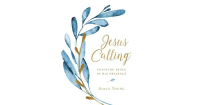 Jesus Calling, Large Text Cloth Botanical, with Full Scriptures- Enjoying Peace in His Presence (a 365