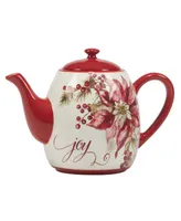 Certified International Winters Joy Teapot 40 oz