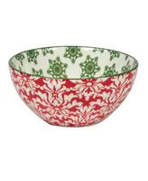 Certified International Winter Medley oz All Purpose Bowls Set of 6