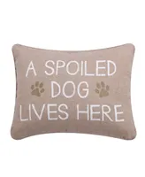 Levtex Spoiled Dog Decorative Pillow, 14" x 18"