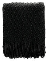 Battilo Wave-Link Texture Lightweight Throw, 50" x 60"