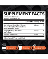 Havasu Nutrition Saw Palmetto + Nettle & Pumpkin Seed Capsules, Havasu Nutrition, 120ct