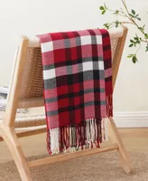 Battilo Lifestyle Plaid Acrylic Throw, 50" x 60"