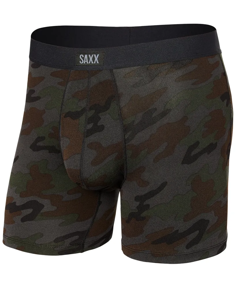 Saxx Men's Daytripper Relaxed-Fit Camouflage Boxer Briefs