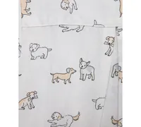 Little Me Baby Boys Puppy Fun Cotton Printed Bodysuit and Pants, 2 Piece Set