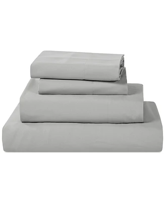 Sunham Microfiber Easy Care Solid -Pc. Sheet Set