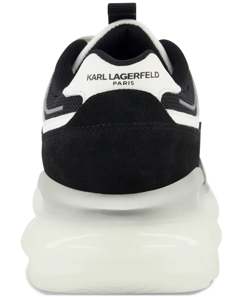 Karl Lagerfeld Paris Men's Metallic Karl Head Lace-Up Sneakers