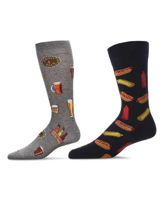 MeMoi Men's Pair Novelty Socks, Pack of 2