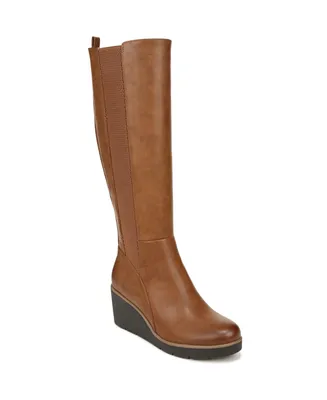 Soul Naturalizer Adrian Wide Calf High Shaft Wedge Boots