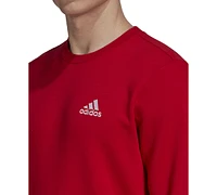 adidas Men's Feel Cozy Essentials Classic-Fit Embroidered Logo Fleece Sweatshirt