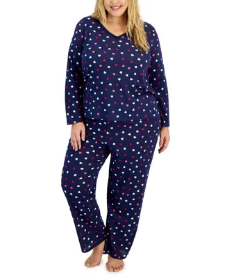 Charter Club Petite Cotton Flannel Pajama Set, Created for Macy's