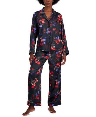 I.n.c. International Concepts Women's 2-Pc. Midnight Garden Pajamas Set, Created for Macy's