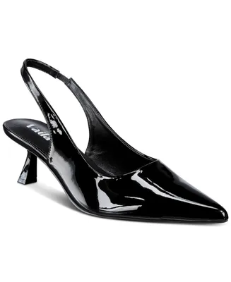 Vaila Shoes Women's Lisa Pointed-Toe Slingback Pumps-Extended sizes 9-14
