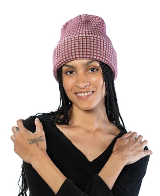 Marcus Adler Checkered Cuff Beanie