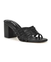 Nine West Women's Frisky Slip-On Embellished Dress Sandals