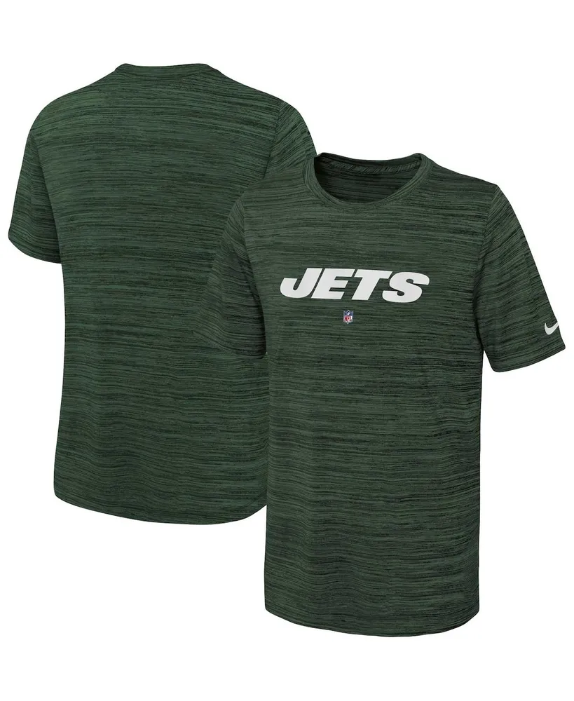 New York Jets Nike Women's Breathe Performance V-Neck T-Shirt - Green