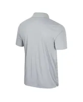 Men's Colosseum Gray Colorado State Rams Cybernetic Polo Shirt
