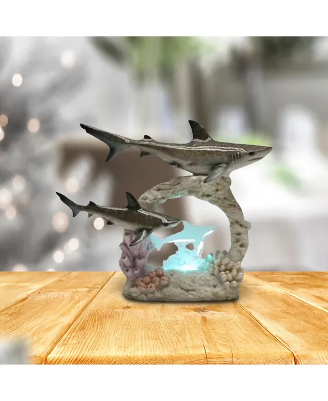 FC Design 6.5H Shark on Coral Statue Fantasy Decoration Figurine