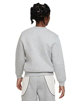 Nike Big Kids Sportswear Club Fleece Classic-Fit Sweatshirt