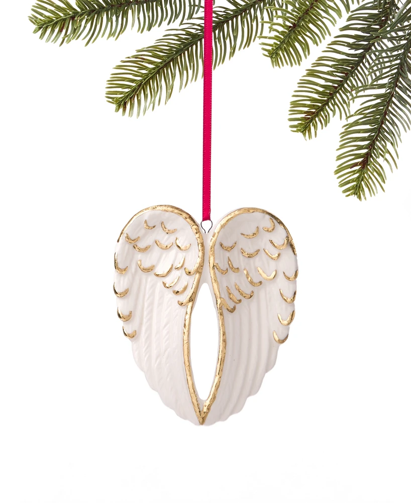 Holiday Lane Blessed Angel Wings Ornament, Created for Macy's