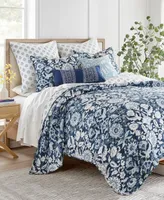 Levtex Laure Reversible 3-Pc. Quilt Set, Full/Queen