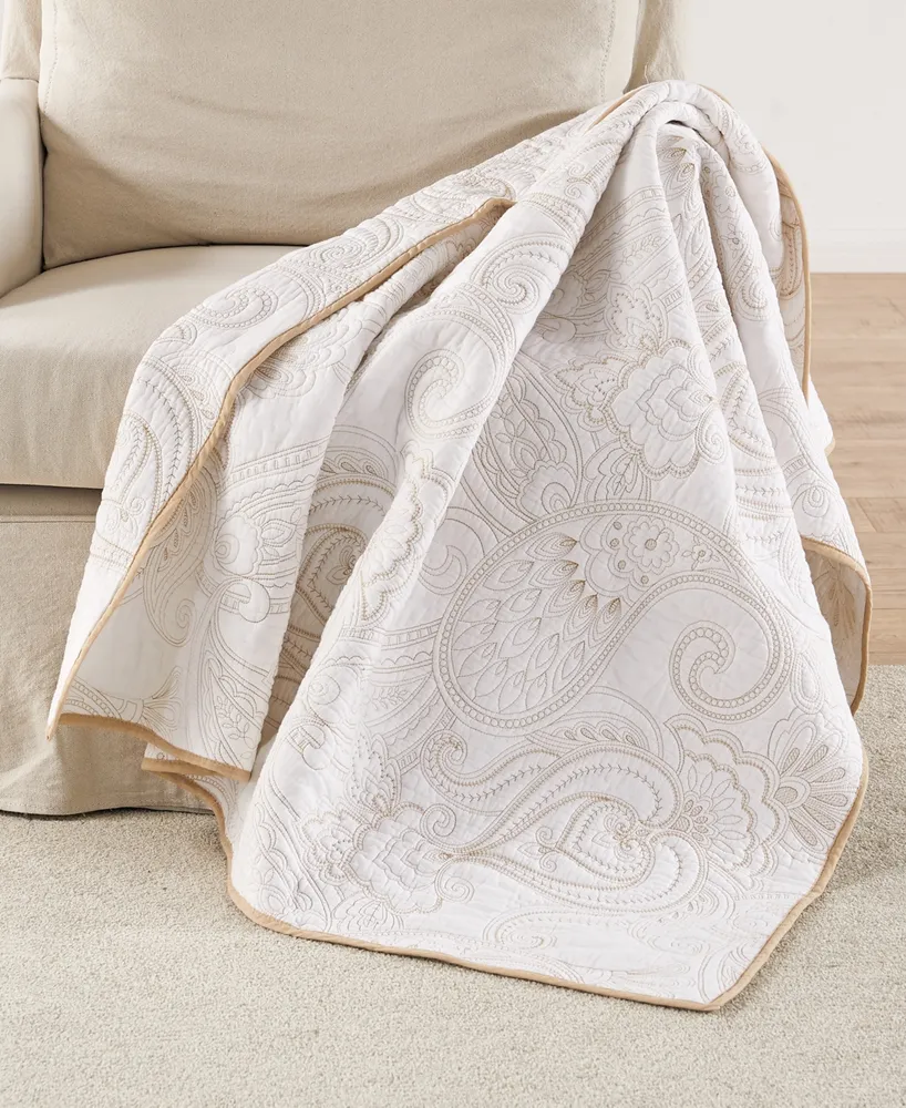 Levtex Perla Reversible Quilted Throw, 50" x 60"