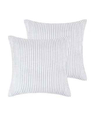 Levtex Tobago Stripe 2-Pc. Sham Set, European