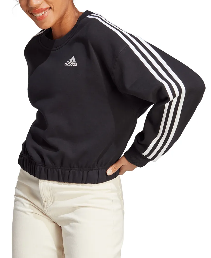 adidas three stripe sweatshirt womens
