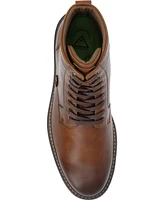 Vance Co. Men's Denver Tru Comfort Foam Plain Toe Lace-Up Ankle Boots