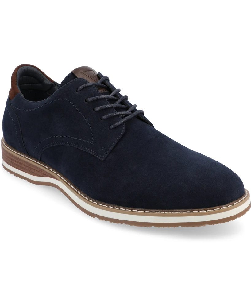 Vance Co. Men's Rutger Tru Comfort Foam Plain Toe Hybrid Dress Shoes