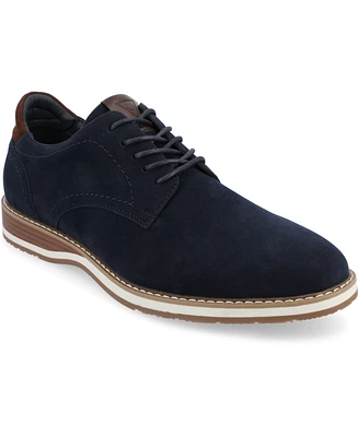 Vance Co. Men's Rutger Tru Comfort Foam Plain Toe Hybrid Dress Shoes