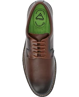 Vance Co. Men's Martin True Comfort Foam Plain Toe Lace-Up Derby Shoes