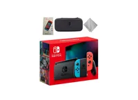 Nintendo Switch Gaming Console With Neon Blue Joy-Con Controllers & 3 piece Accessories kit