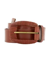 Frye Women's 35mm Wrapped Buckle Leather Belt