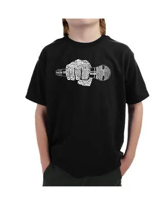 90's Rappers - Boy's Child Word Art T-Shirt