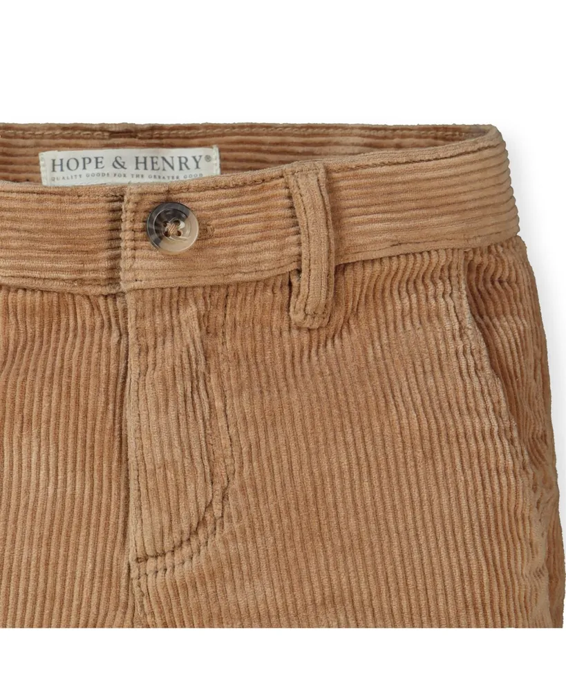 Hope & Henry Baby Boys Organic Corduroy Pant