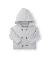 Hope & Henry Baby Boys Faux Fur Hooded Sweater