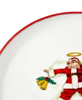 Kit Kemp for Spode Christmas Doodles Best in Snow Cake Stand