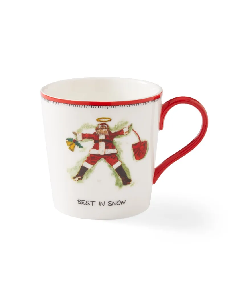 Kit Kemp for Spode Christmas Doodles Best in Snow Mug