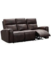 Keegan 88" Leather Power Reclining with Power Headrests Sofa