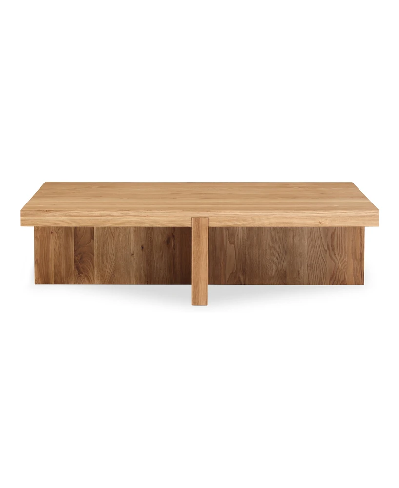 Folke 50" Oak Rectangle Coffee Table