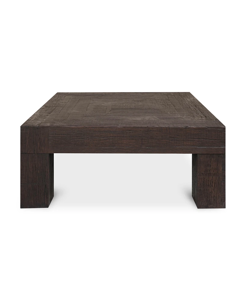 Evander 39.5" Oak Square Coffee Table