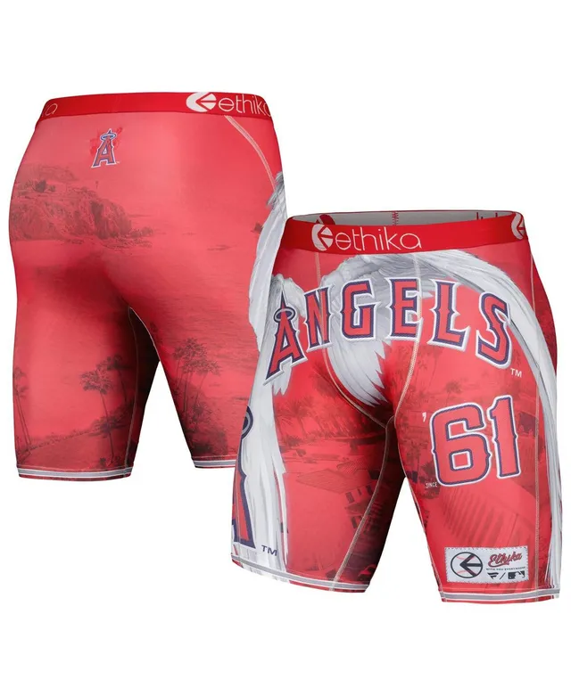 Ethika Men's Ethika Red Los Angeles Angels Jerseyscape Boxer Briefs